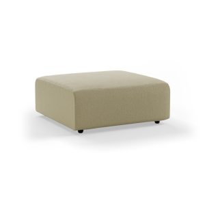 Alternative view of Jax couch: element hocker, knotted, sage