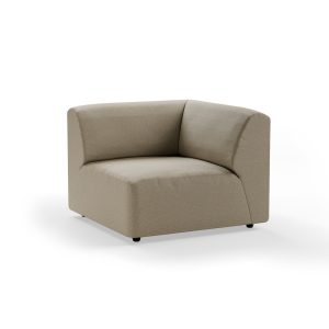 Alternative view of Jax couch: element right corner, deco, pebble