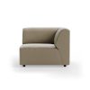 Jax couch: element right corner, deco, pebble