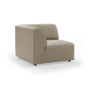 Alternative view of Jax couch: element left end, deco, pebble