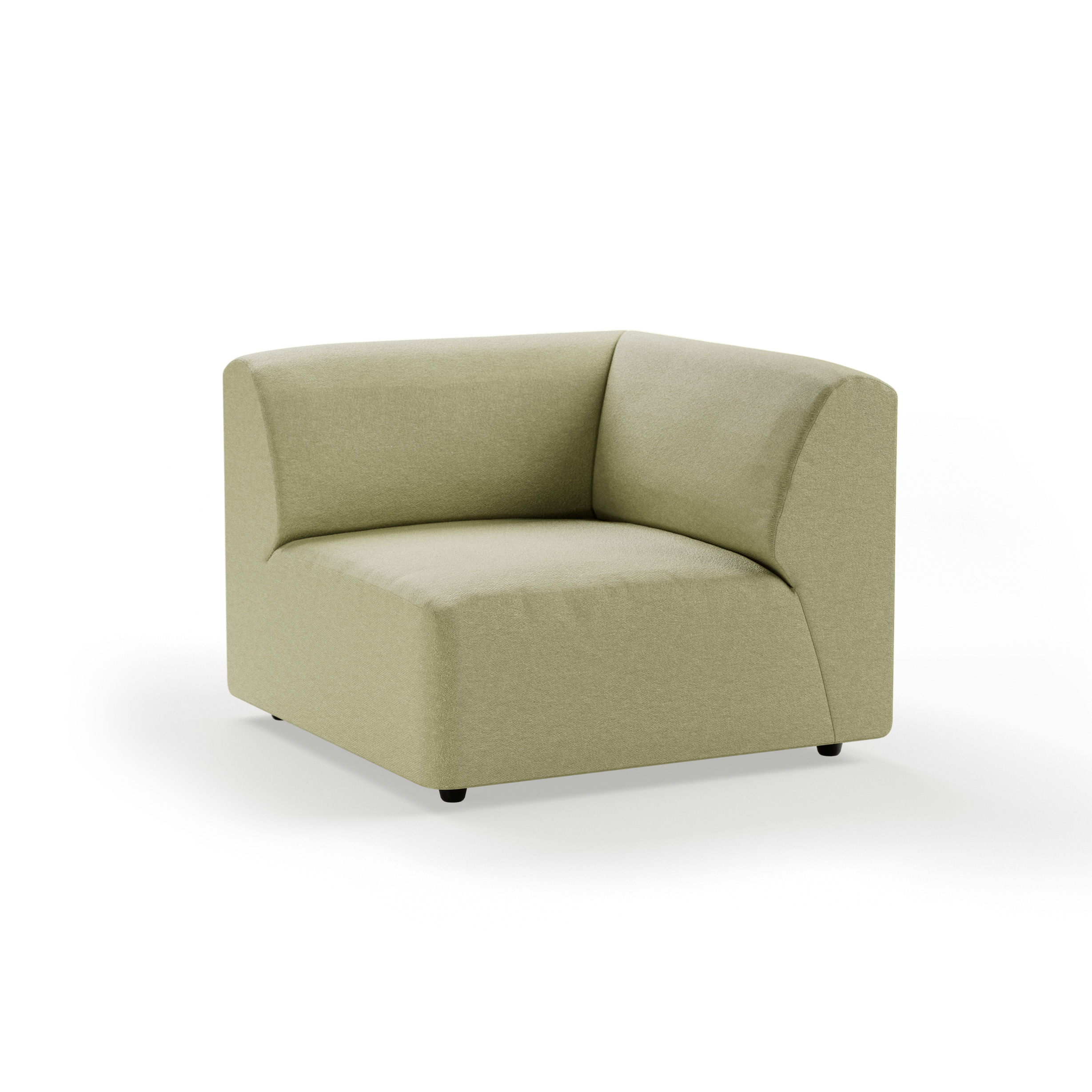 Jax couch: element right corner, deco, sage - Image 2