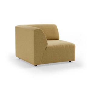 Alternative view of Jax couch: element left end, cocoon, beige