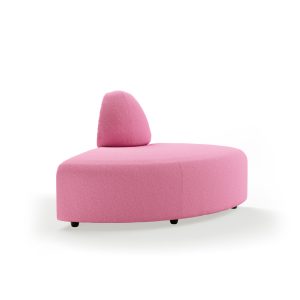 Alternative view of Jax couch: element angle, cotton, candy