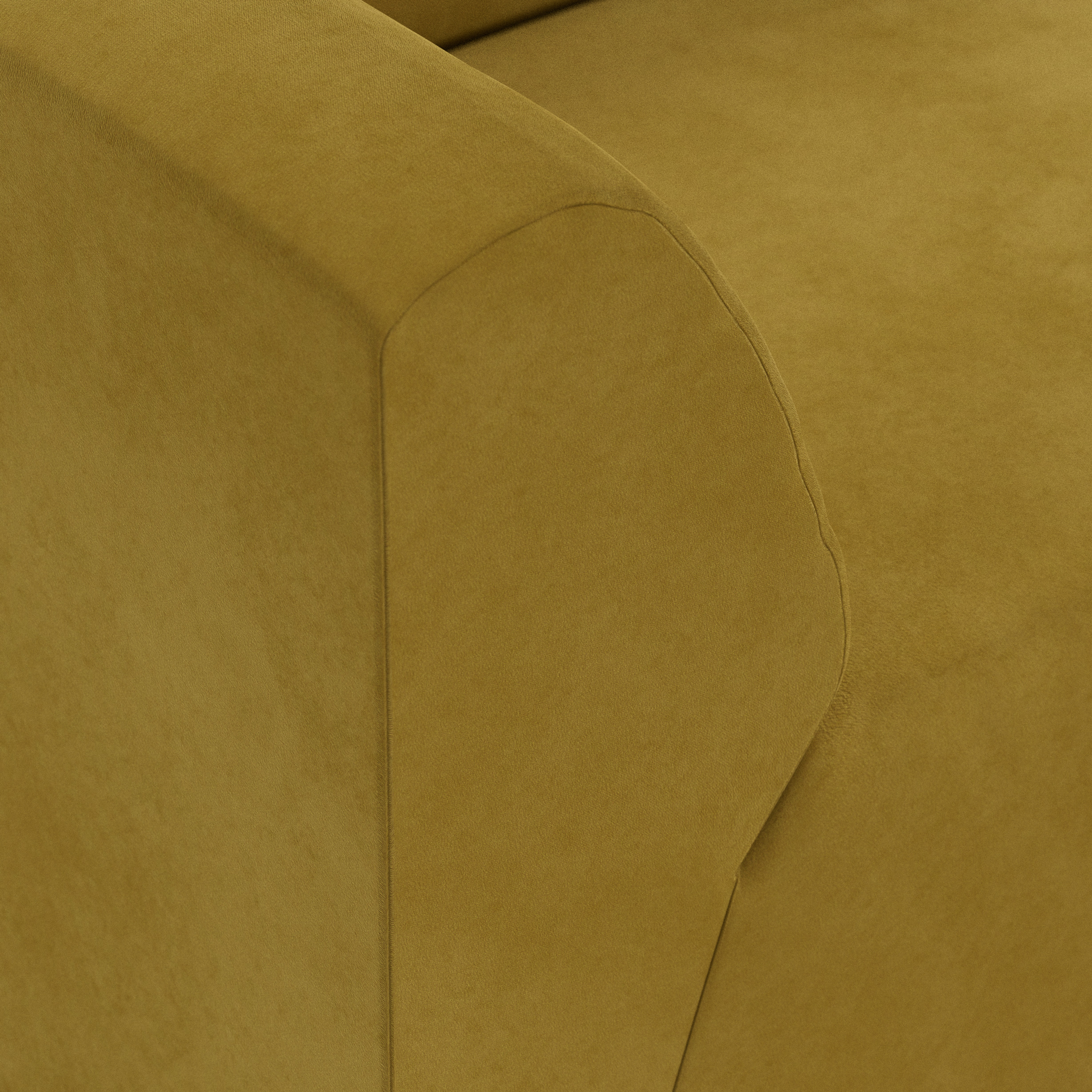 Jax couch: element left corner, royal velvet, thai curry - Image 3