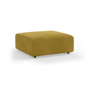 Alternative view of Jax couch: element hocker, royal velvet, thai curry