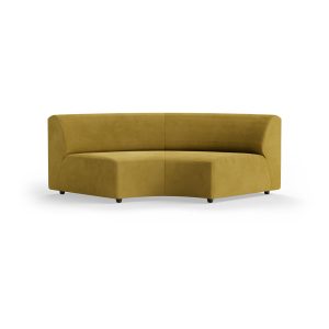 Jax couch: element round, royal velvet, thai curry