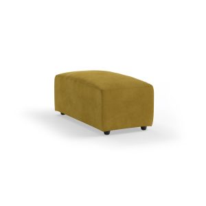 Alternative view of Jax couch: element hocker small, royal velvet, thai curry