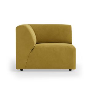 Jax couch: element left end, royal velvet, thai curry