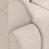 Wave couch: element left high arm, pure, ivory - Image 3