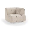 Wave couch: element right high arm, pure, ivory - Image 2