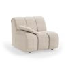 Wave couch: element left low arm, pure, ivory - Image 2