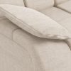 Wave couch: element left low arm, pure, ivory - Image 3