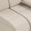 Wave couch: element right low arm, pure, ivory - Image 3