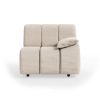 Wave couch: element right low arm, pure, ivory