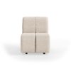 Wave couch: element middle small, pure, ivory