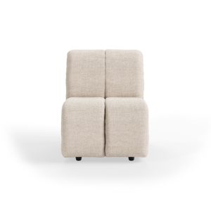 Wave couch: element middle small, pure, ivory