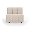Wave couch: element middle, pure, ivory