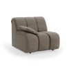 Wave couch: element left low arm, pure, earth - Image 2