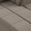 Wave couch: element right divan, pure, earth - Image 3
