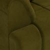 Wave couch: element left high arm, royal velvet, olive - Image 3
