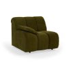 Wave couch: element left low arm, royal velvet, olive - Image 2