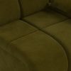 Wave couch: element right low arm, royal velvet, olive - Image 3