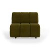 Wave couch: element middle, royal velvet, olive