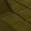 Wave couch: element left divan, royal velvet, olive - Image 3