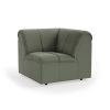 Wave couch: element corner, linen, army green - Image 2
