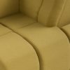 Wave couch: element right high arm, linen, burnt ochre - Image 3