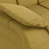 Wave couch: element left low arm, linen, burnt ochre - Image 3