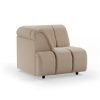 Wave couch: element left high arm, knotted, beige - Image 2