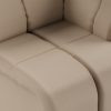 Wave couch: element right high arm, knotted, beige - Image 3