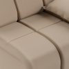 Wave couch: element right low arm, knotted, beige - Image 3