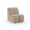 Wave couch: element middle small, knotted, beige - Image 2