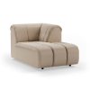 Wave couch: element right divan, knotted, beige - Image 2