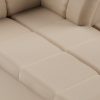 Wave couch: element right divan, knotted, beige - Image 3