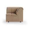 Wave couch: element corner, knotted, sand