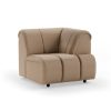 Wave couch: element right high arm, knotted, sand - Image 2