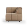 Wave couch: element right high arm, knotted, sand