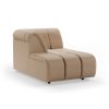 Wave couch: element left divan, knotted, sand - Image 2