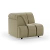 Wave couch: element left high arm, knotted, sage - Image 2