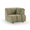 Wave couch: element right high arm, knotted, sage - Image 2