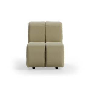 Wave couch: element middle small, knotted, sage
