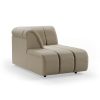 Wave couch: element left divan, deco, pebble - Image 2