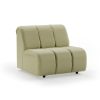Wave couch: element middle, deco, sage - Image 2
