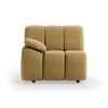 Wave couch: element left low arm, cocoon, beige