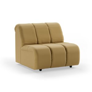 Alternative view of Wave couch: element middle, cocoon, beige