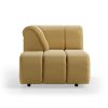 Wave couch: element left divan, cocoon, beige