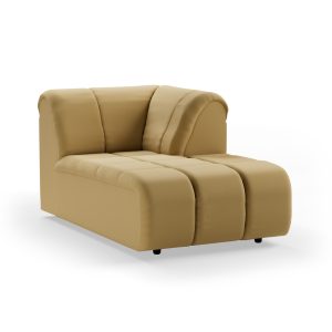 Alternative view of Wave couch: element right divan, cocoon, beige
